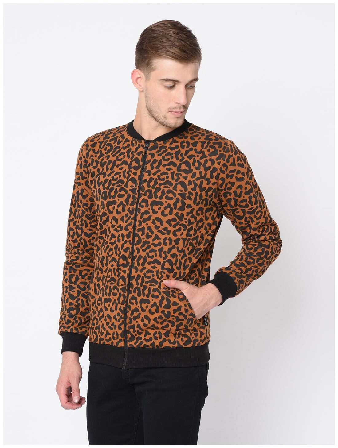 

Rigo Brown Full Sleeve Jacket for Men