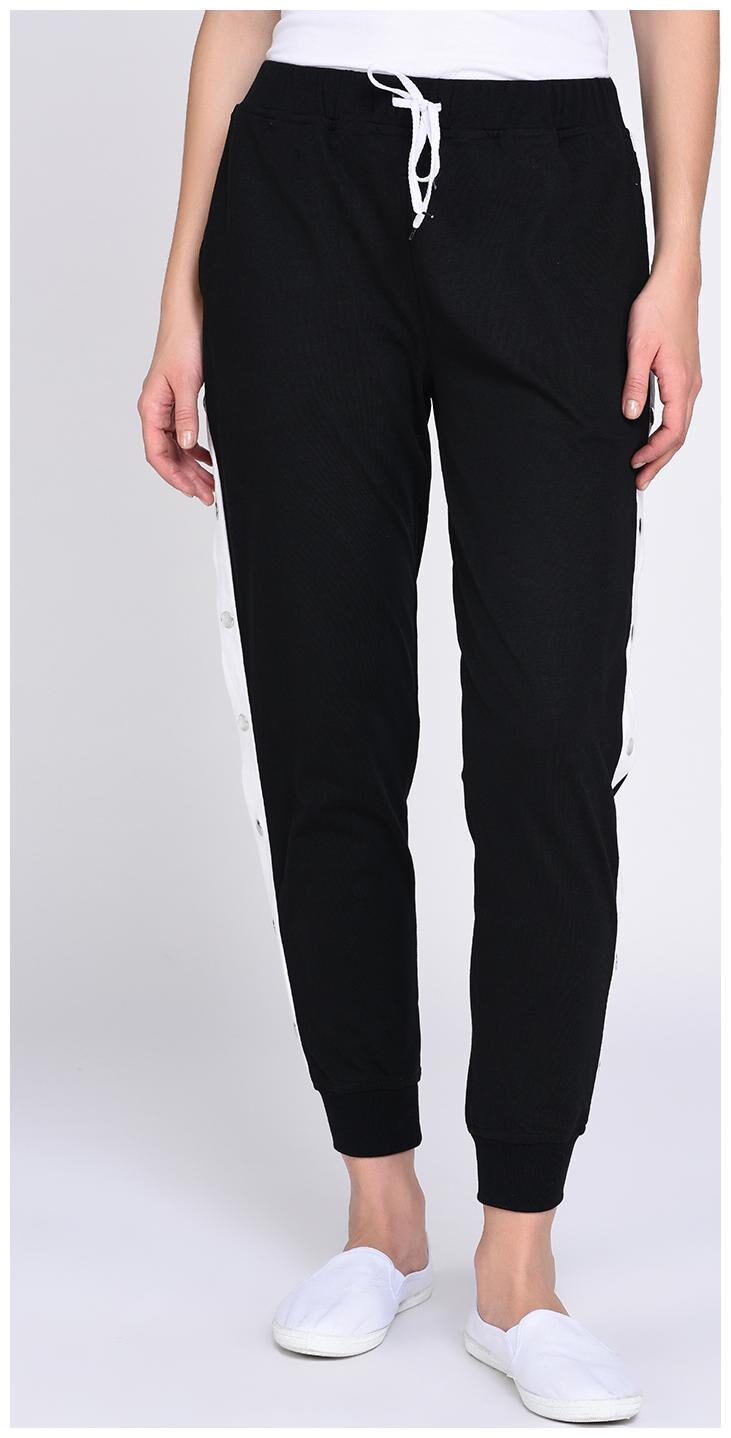 

RIGO Women Regular fit Cotton Solid Track pants - Black