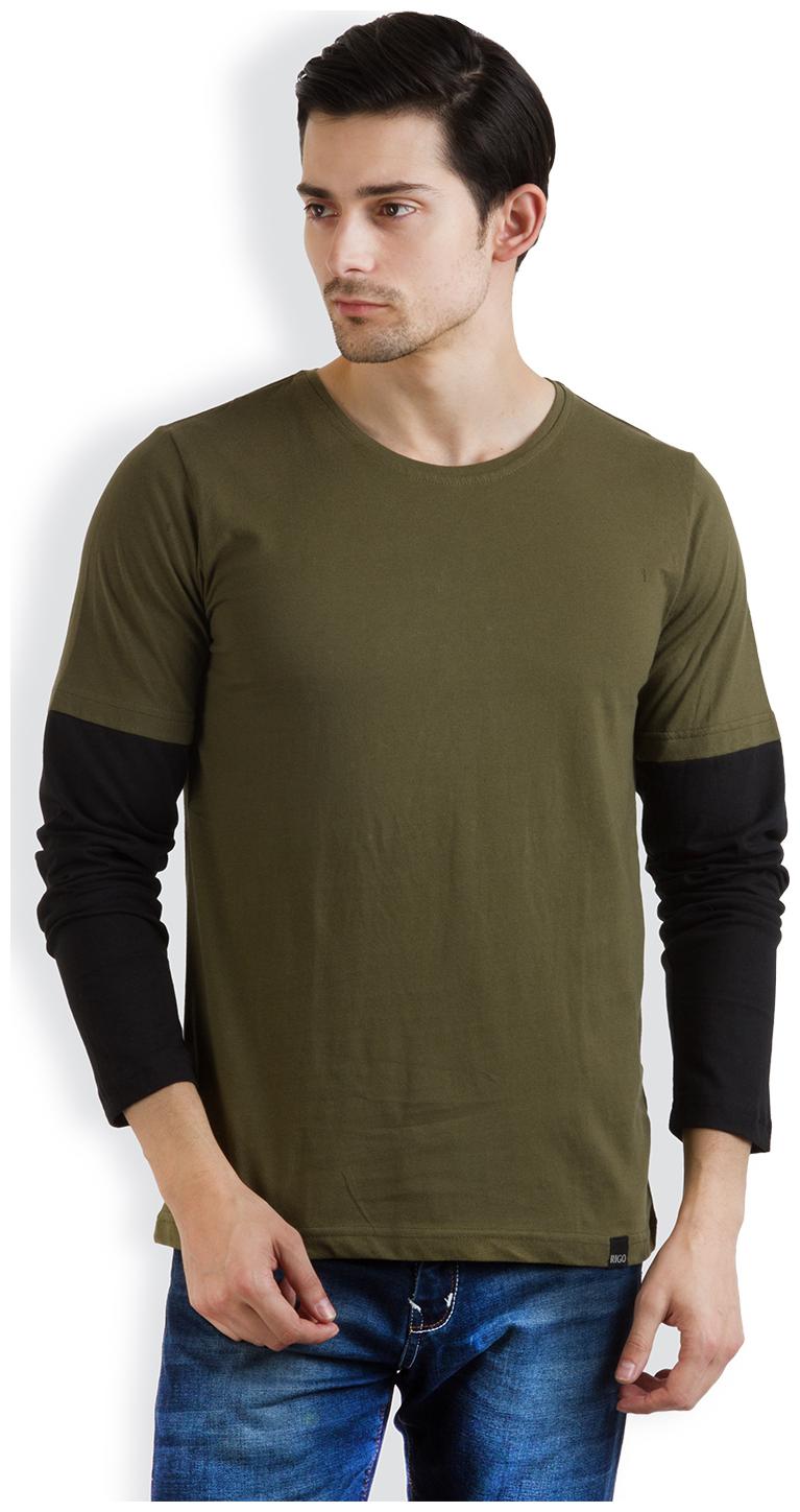 

Rigo Men s Solid T-Shirt - Green