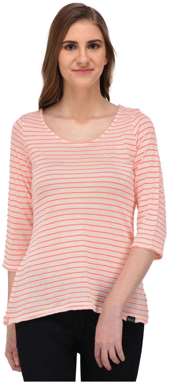 

Rigo Women Dyed Regular top - Beige