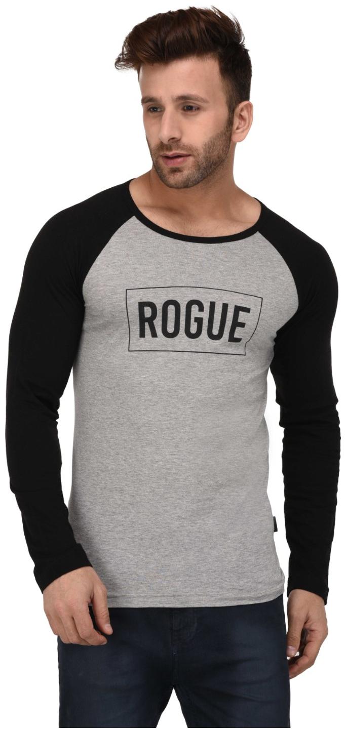 

Rigo Men Grey Slim fit Cotton Round neck T-Shirt - Pack Of 1