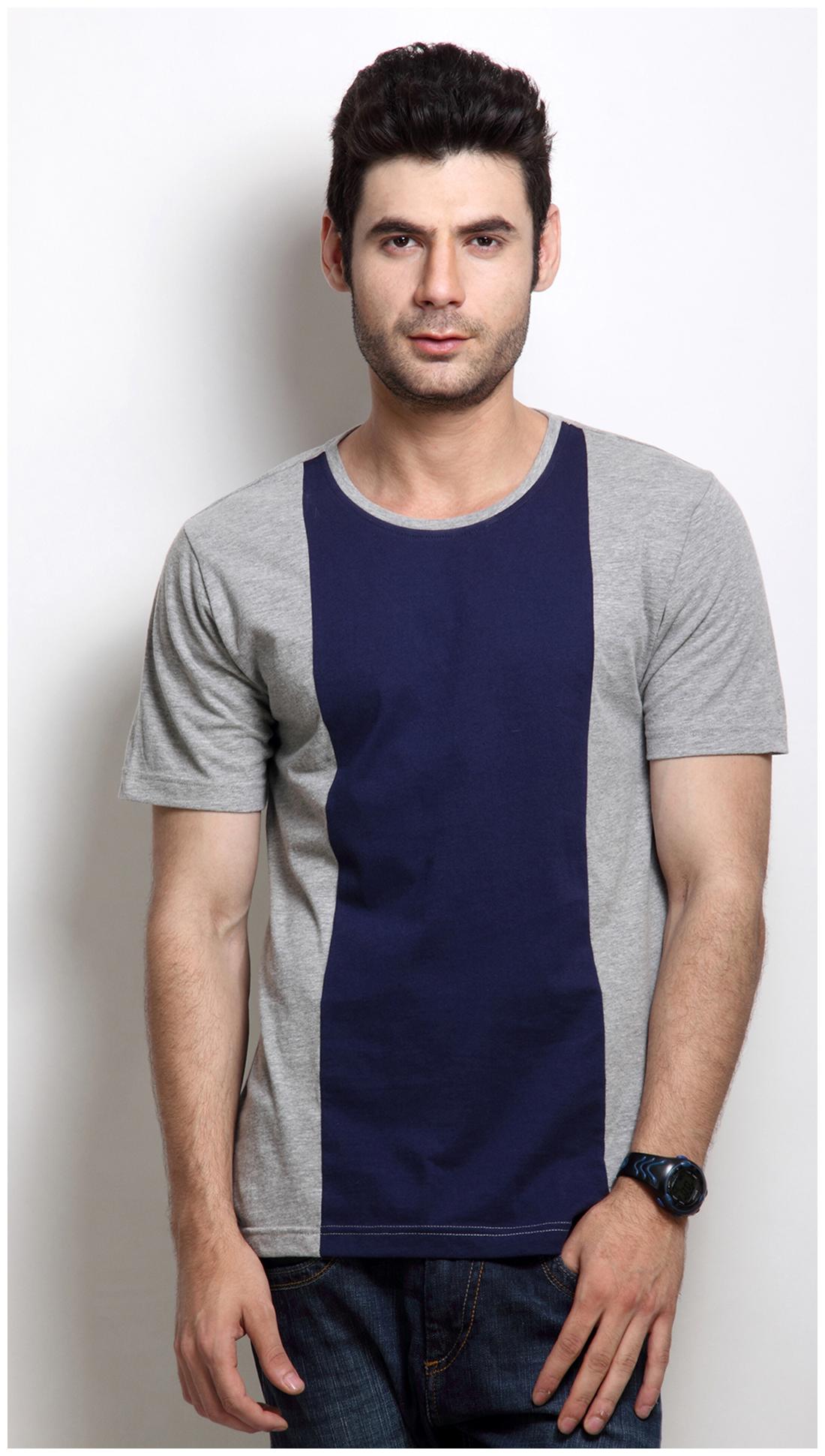 

Rigo Men Navy blue Regular fit Cotton Round neck T-Shirt - Pack Of 1