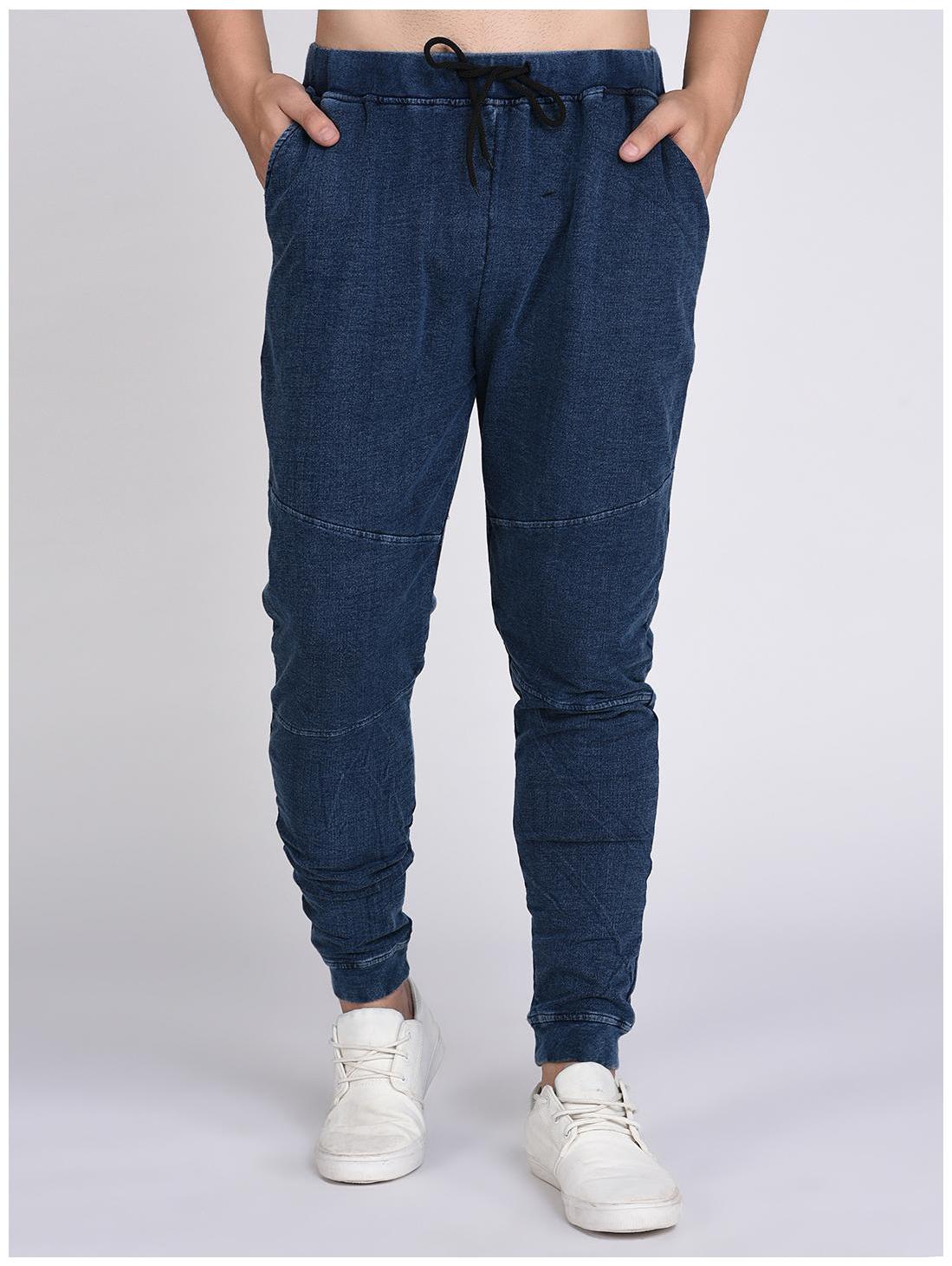 

Rigo Knitted Denim With Knee Detail Jogger-Full