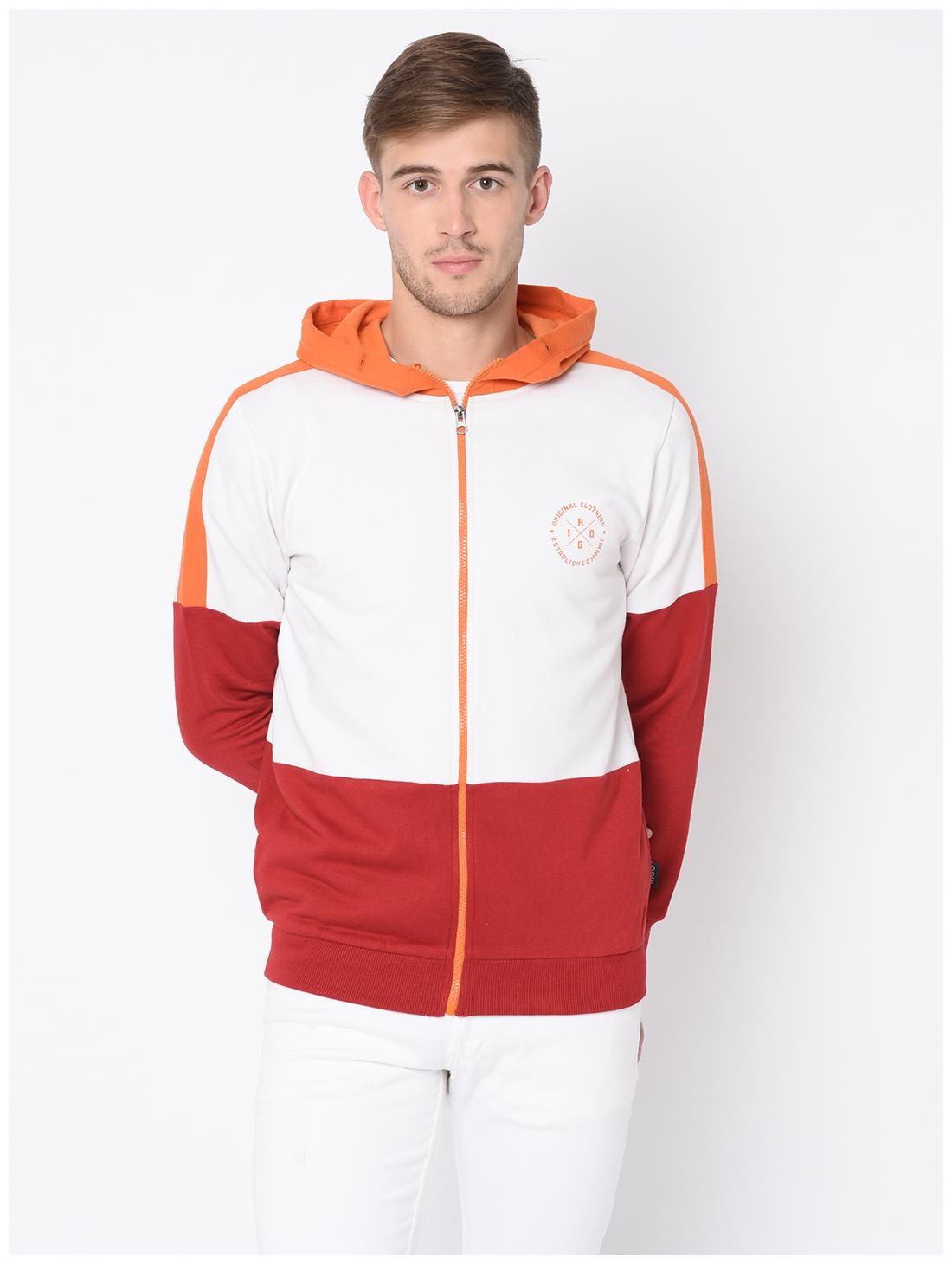 

RIGO Men Colorblocked Cotton Multi Sweatshirt