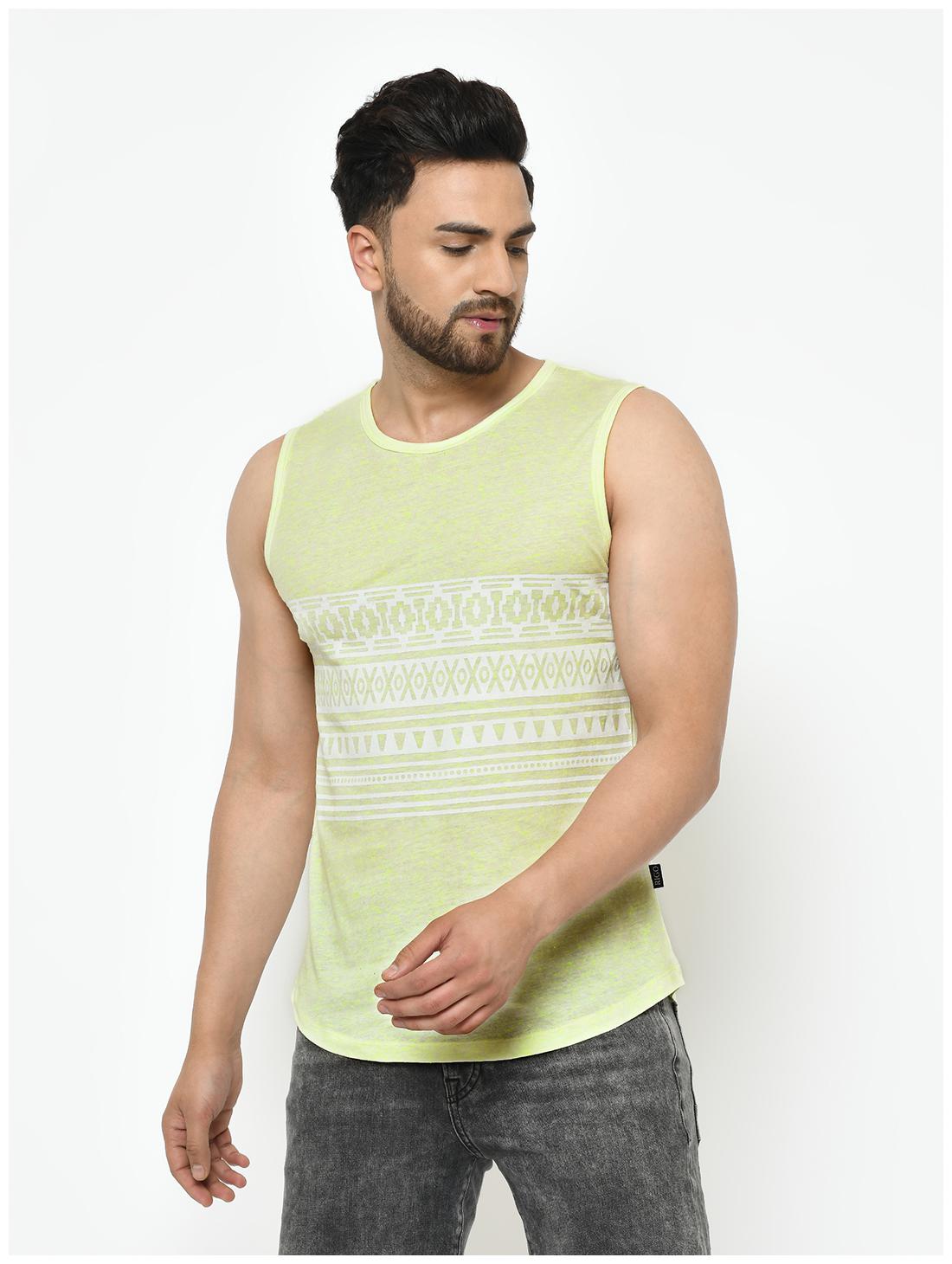

RIGO Men Green Slim fit Cotton Round neck T-Shirt - Pack Of 1