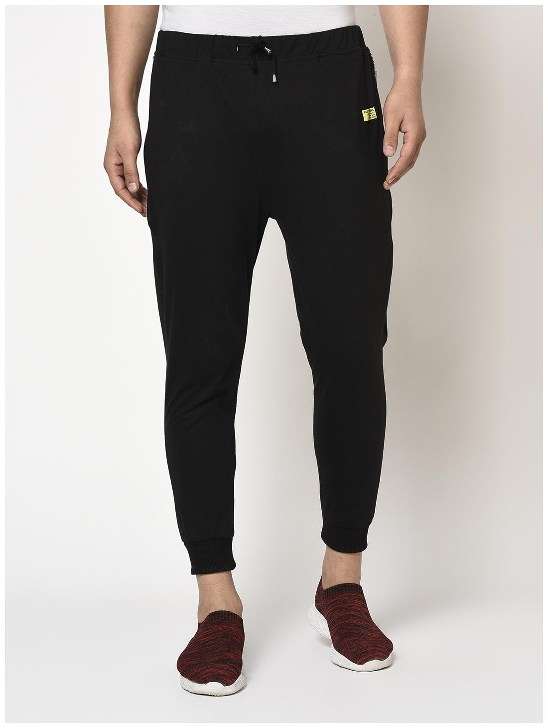 

RIGO Men Black Solid Regular fit Joggers