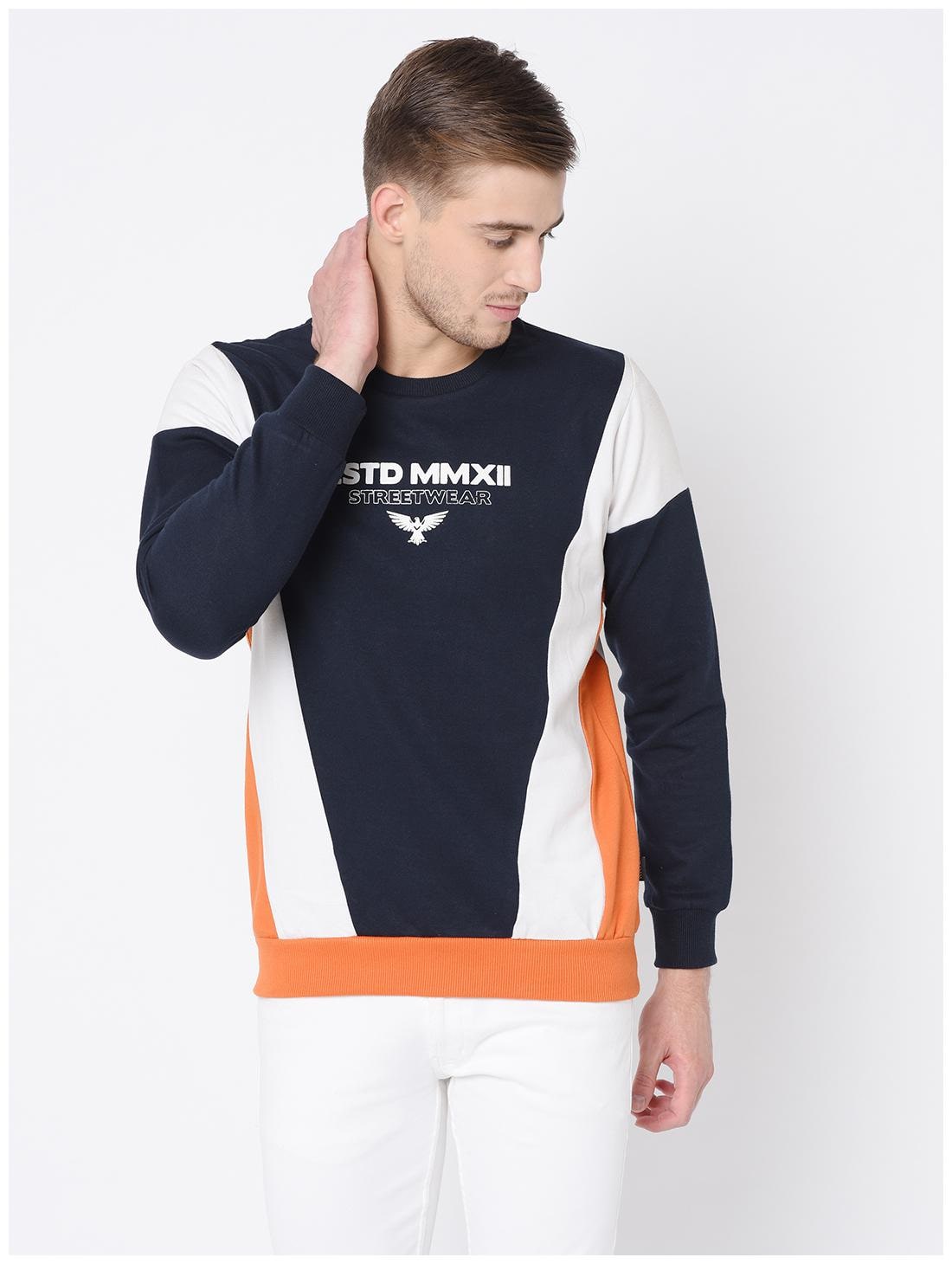 

RIGO Men Printed Cotton Multi Sweatshirt