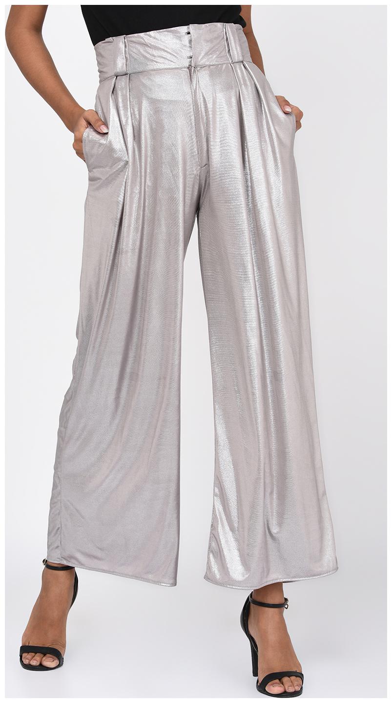 

RIGO Women Silver Regular fit Regular trousers