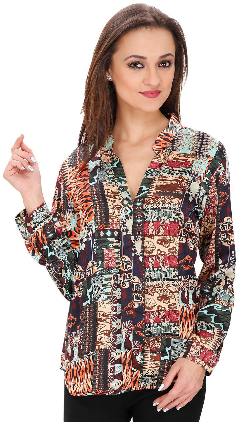 

SVTADA COLLECTION Women Printed Regular top - Multi