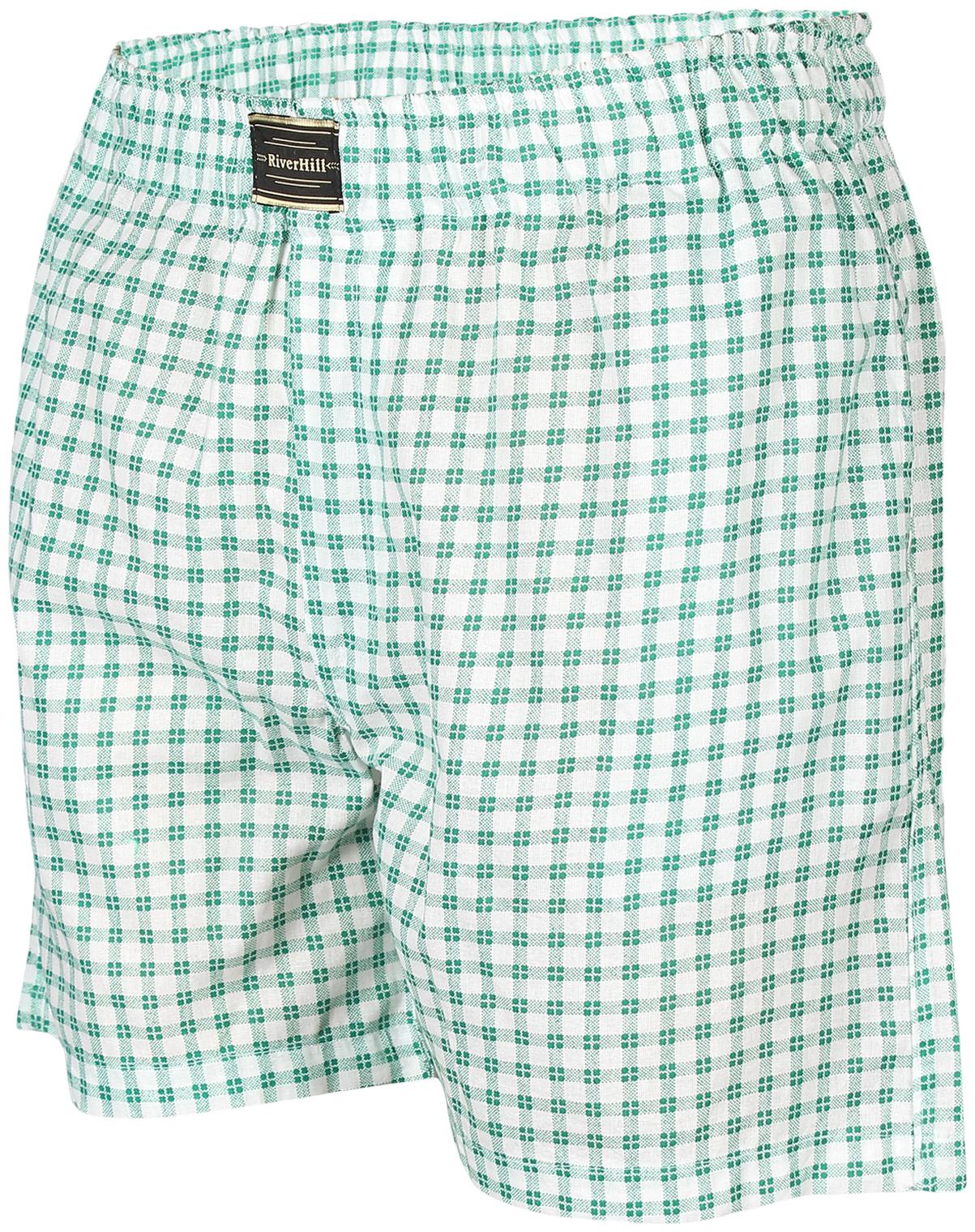 

RIVER HILL Men Brown Grey Regular Fit Regular Shorts