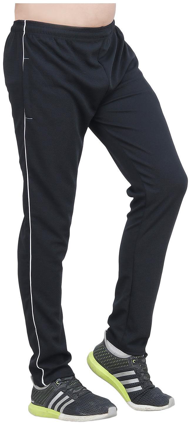 

RIVER HILL Men s Stretchable Black Track Pant