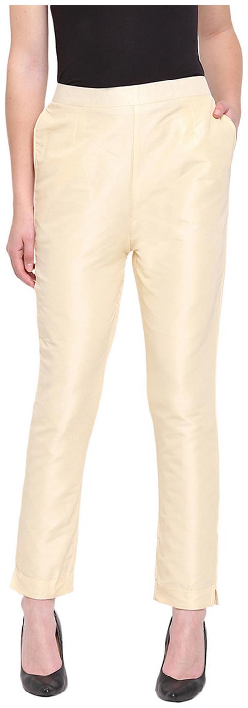

RIVI Women Beige Regular fit Regular trousers
