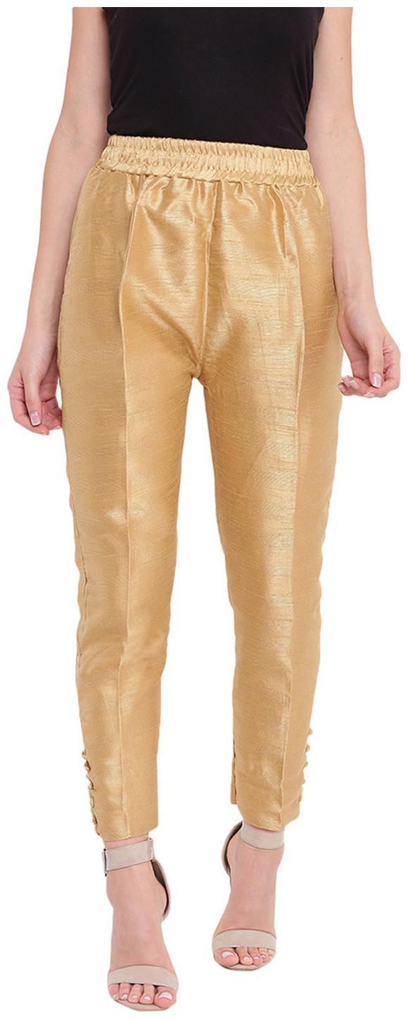 

RIVI Women Yellow Regular fit Regular trousers