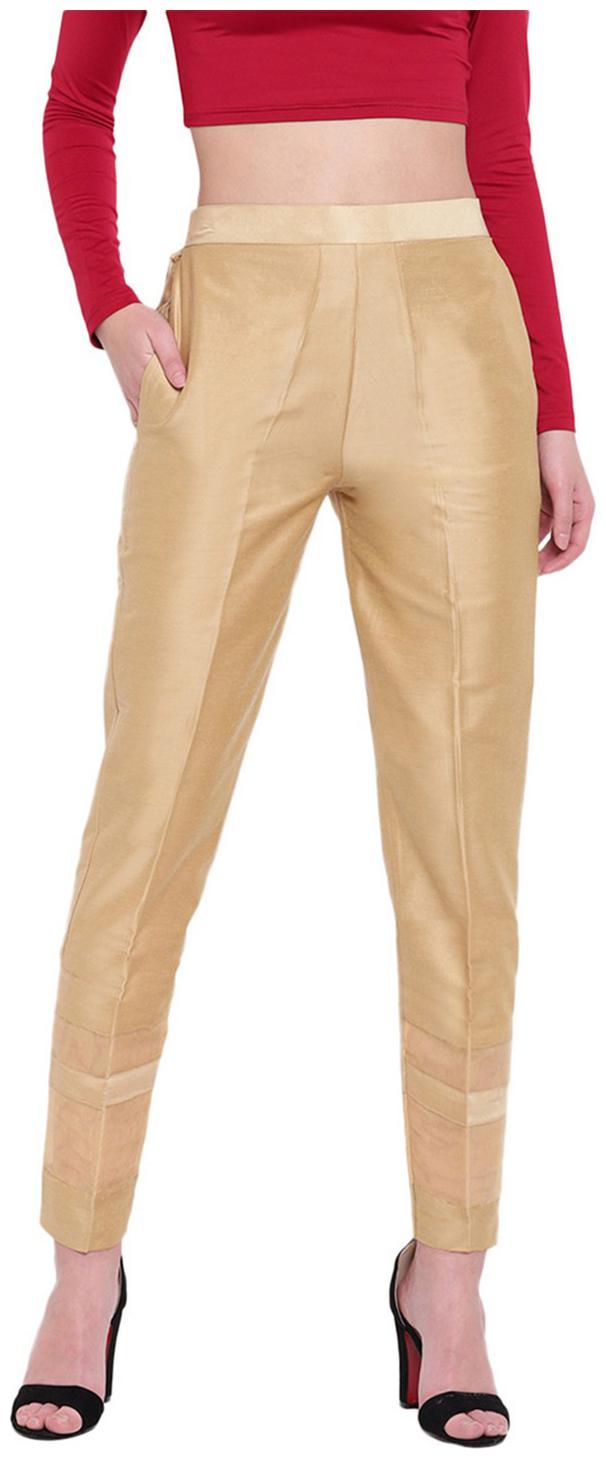 

RIVI Women Yellow Regular fit Regular trousers