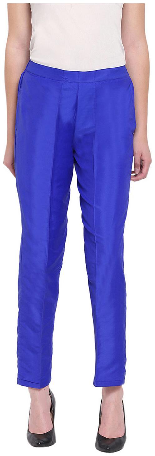 

RIVI Women Blue Regular fit Regular trousers