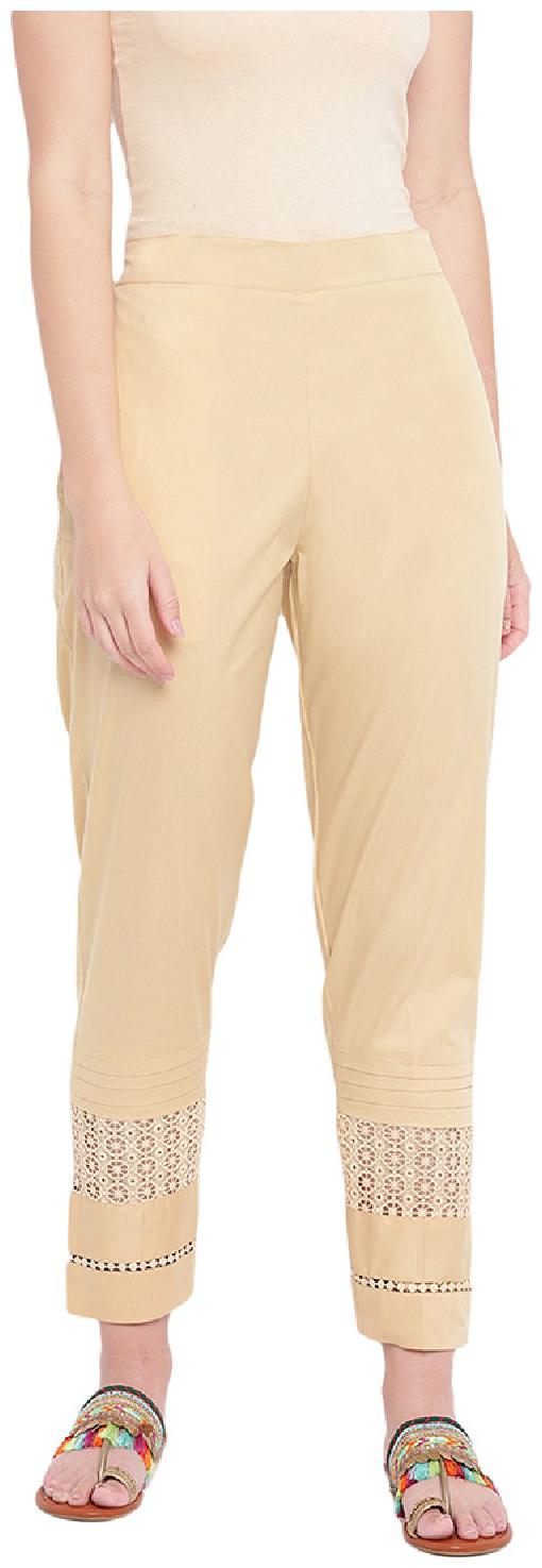 

RIVI Women Gold Regular fit Regular trousers