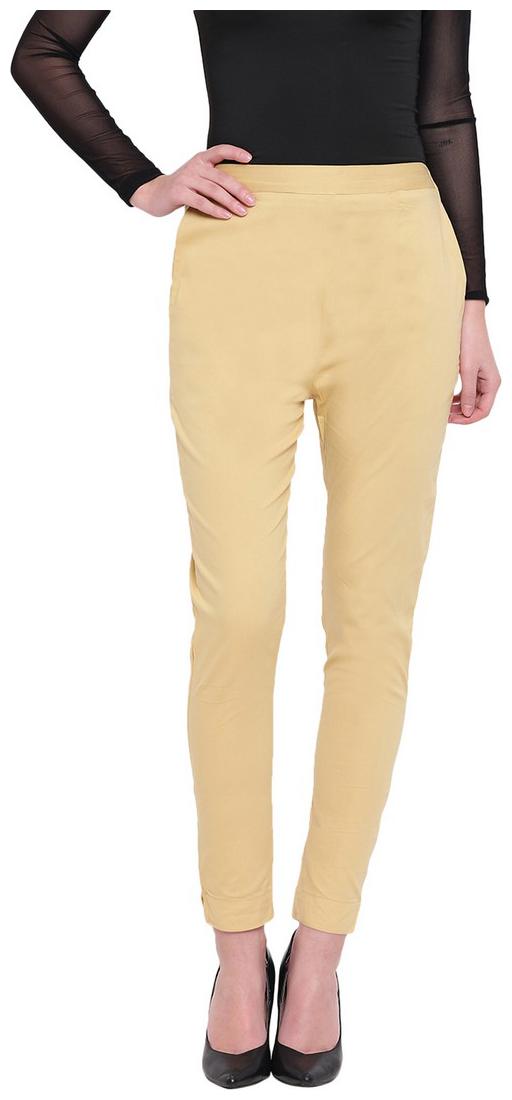 

RIVI Women Beige Slim fit Regular trousers