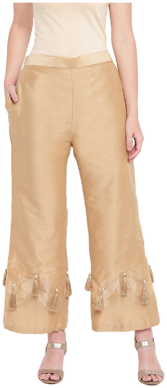 

RIVI Women Gold Regular fit Regular trousers