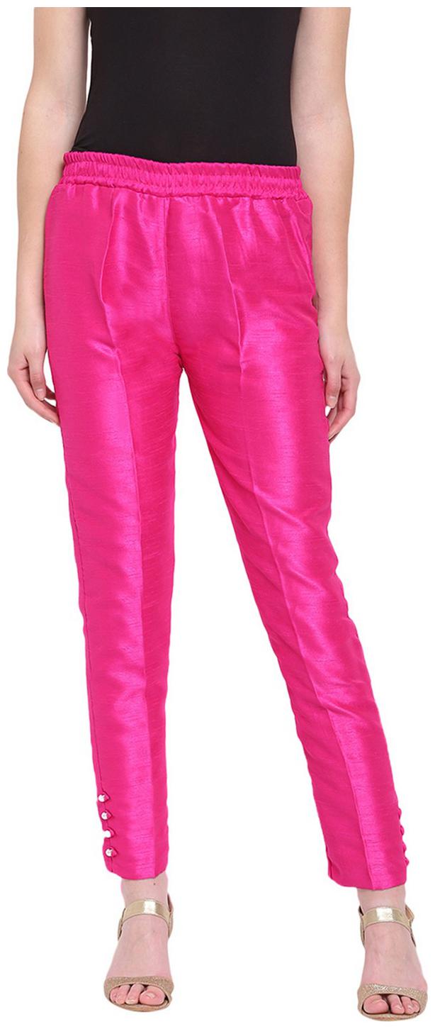 

RIVI Women Pink Regular fit Regular trousers