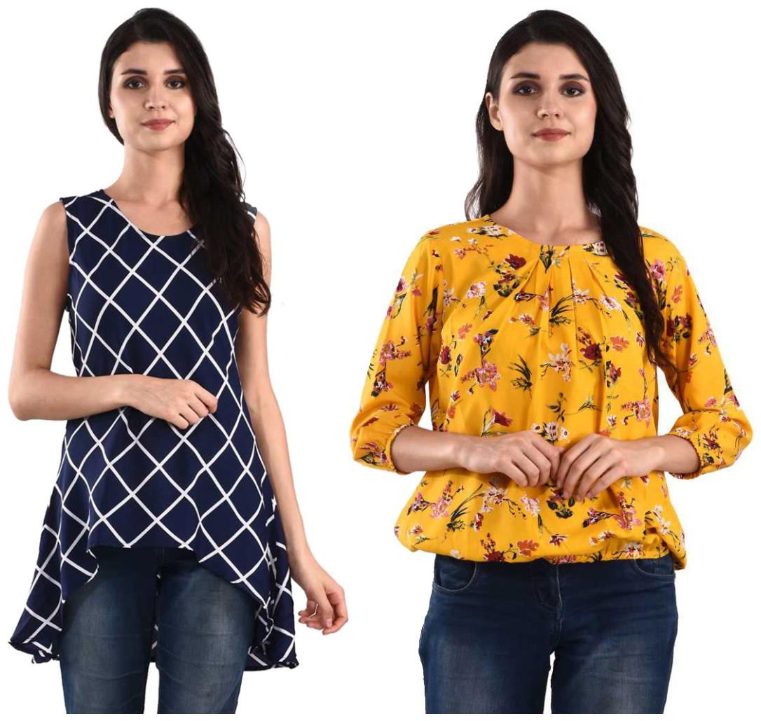 

RNU Creations Women Floral Regular tunic - Multi