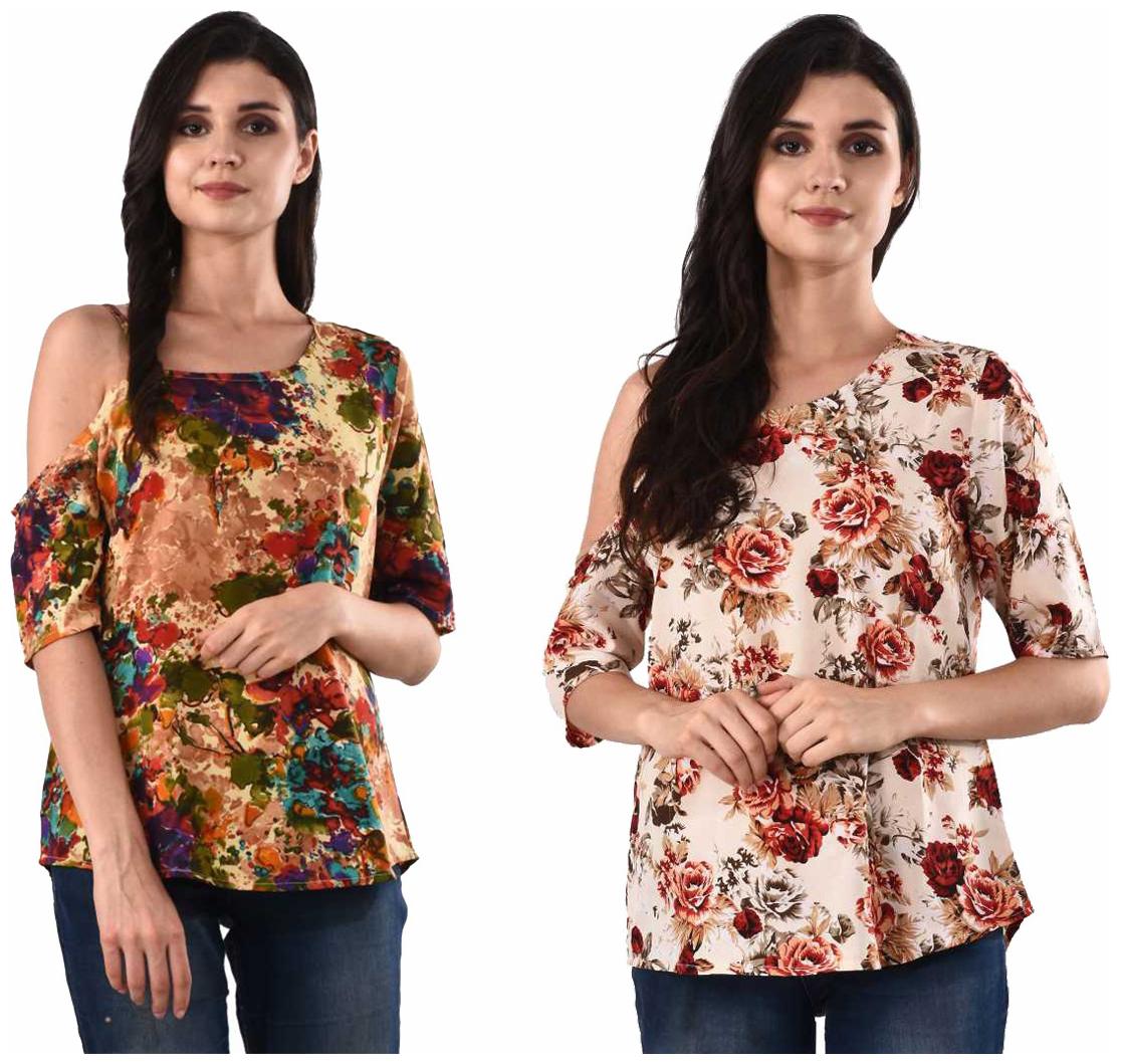 

RNU Creations Women Floral Regular tunic - Multi