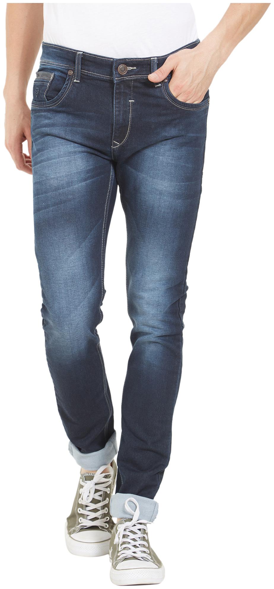 

ROAD ROCKERS Men Blue Skinny Fit Jeans