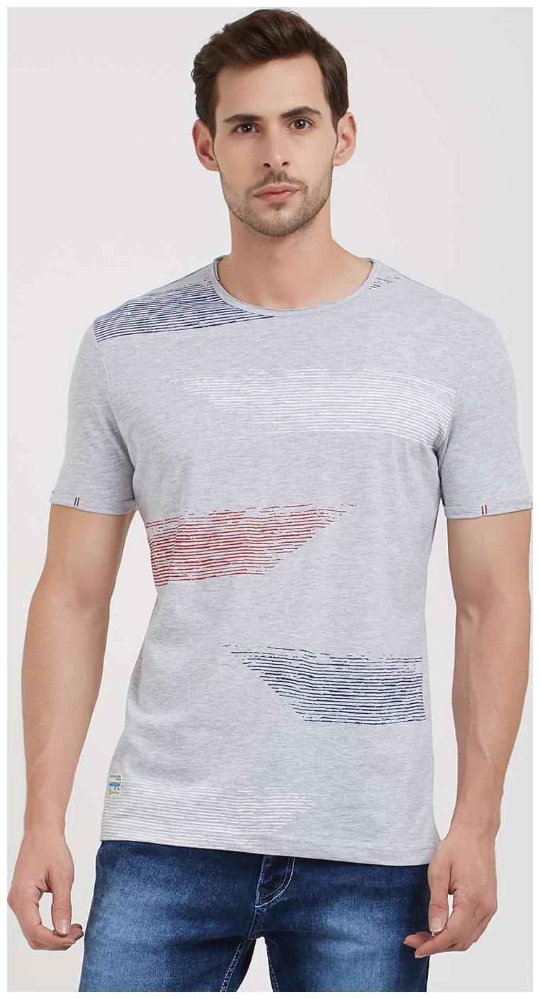 

Nexgen Club Men Grey Regular fit Cotton Round neck T-Shirt - Pack Of 1