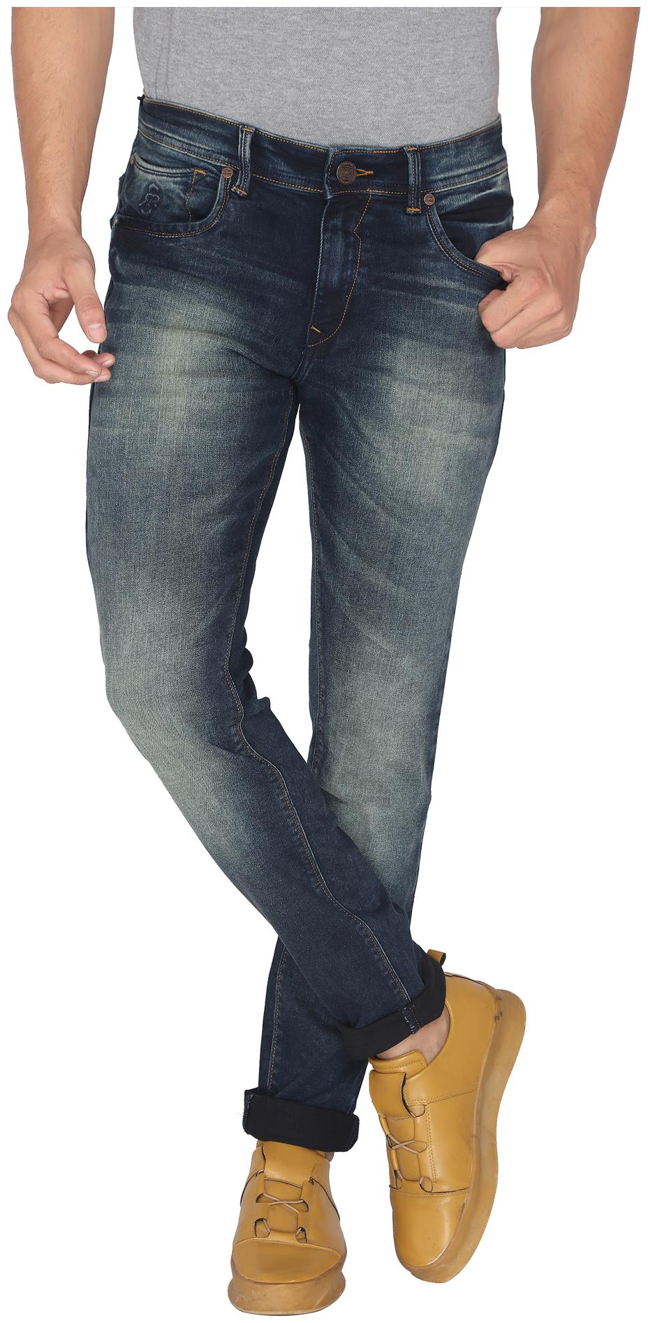 

ROAD ROCKERS Men Blue Skinny Fit Jeans