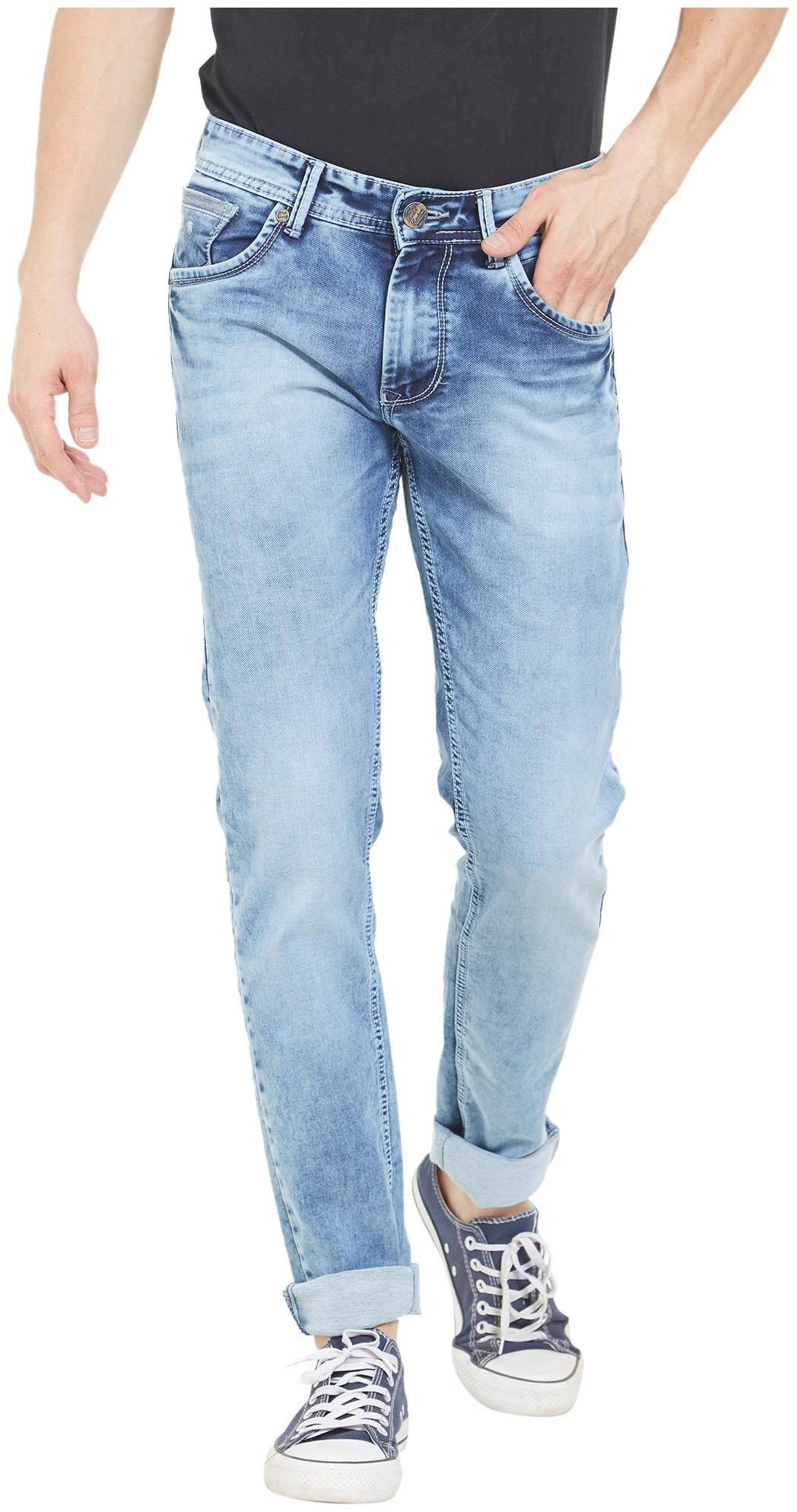 

ROAD ROCKERS Men Blue Skinny Fit Jeans