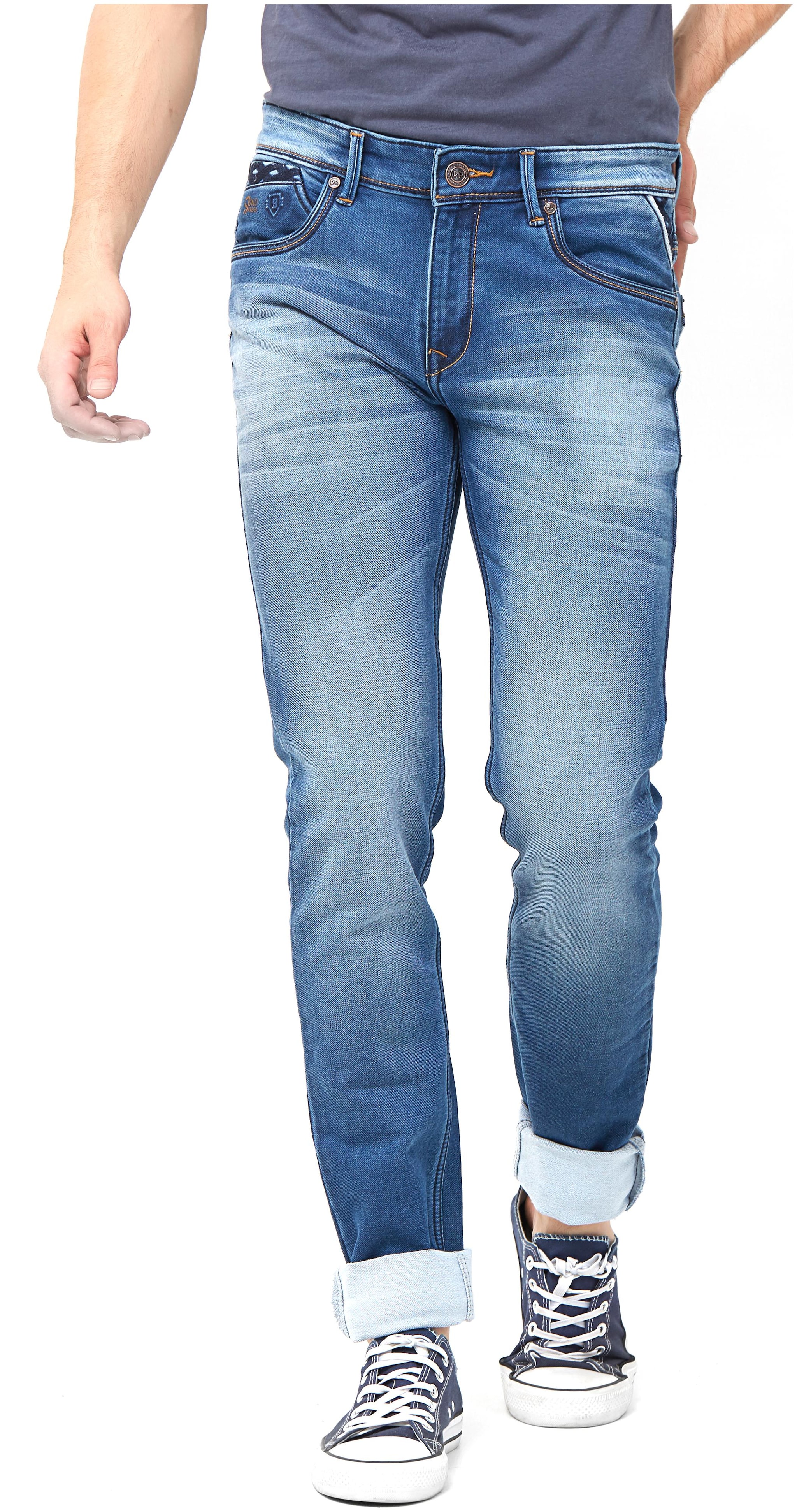 

ROAD ROCKERS Men Blue Skinny Fit Jeans