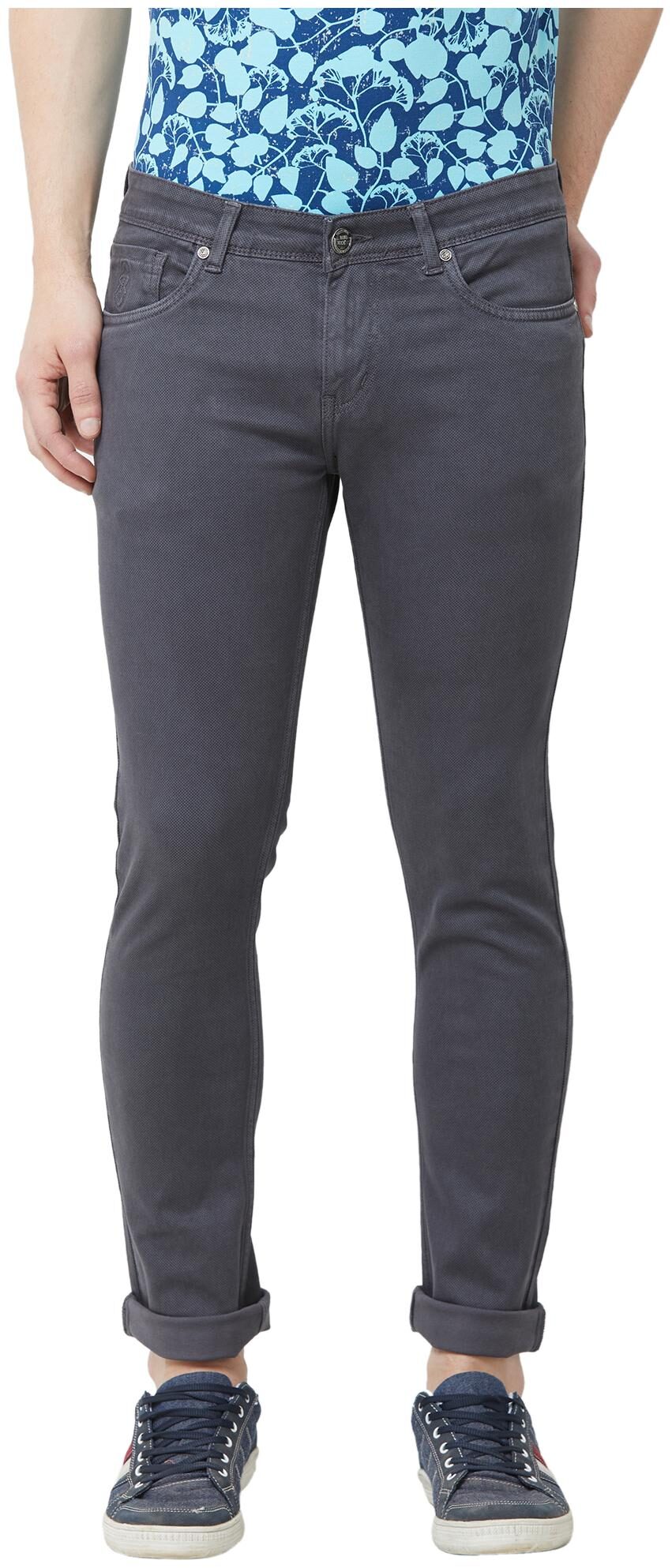 

ROAD ROCKERS Men Grey Regular Fit Jeans