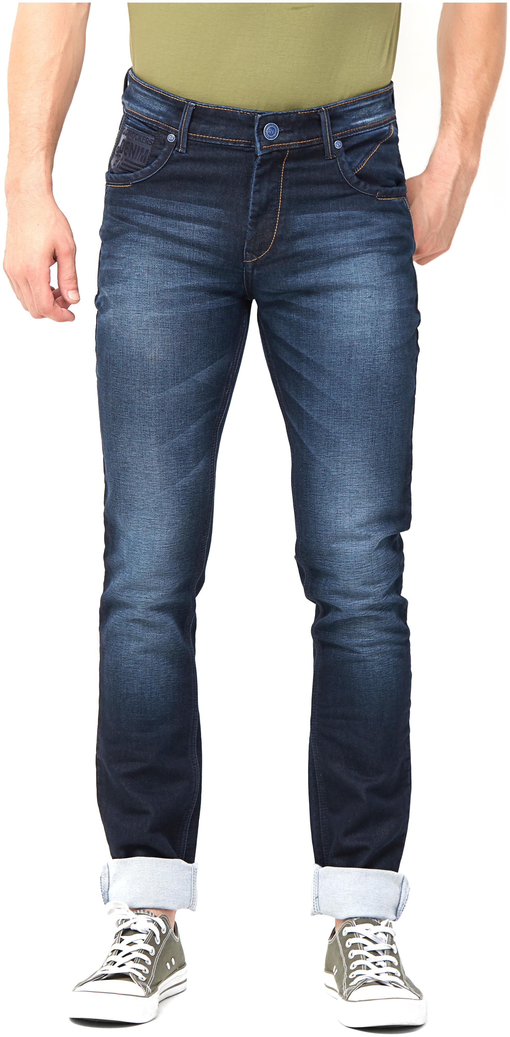 

ROAD ROCKERS Men Blue Skinny Fit Jeans