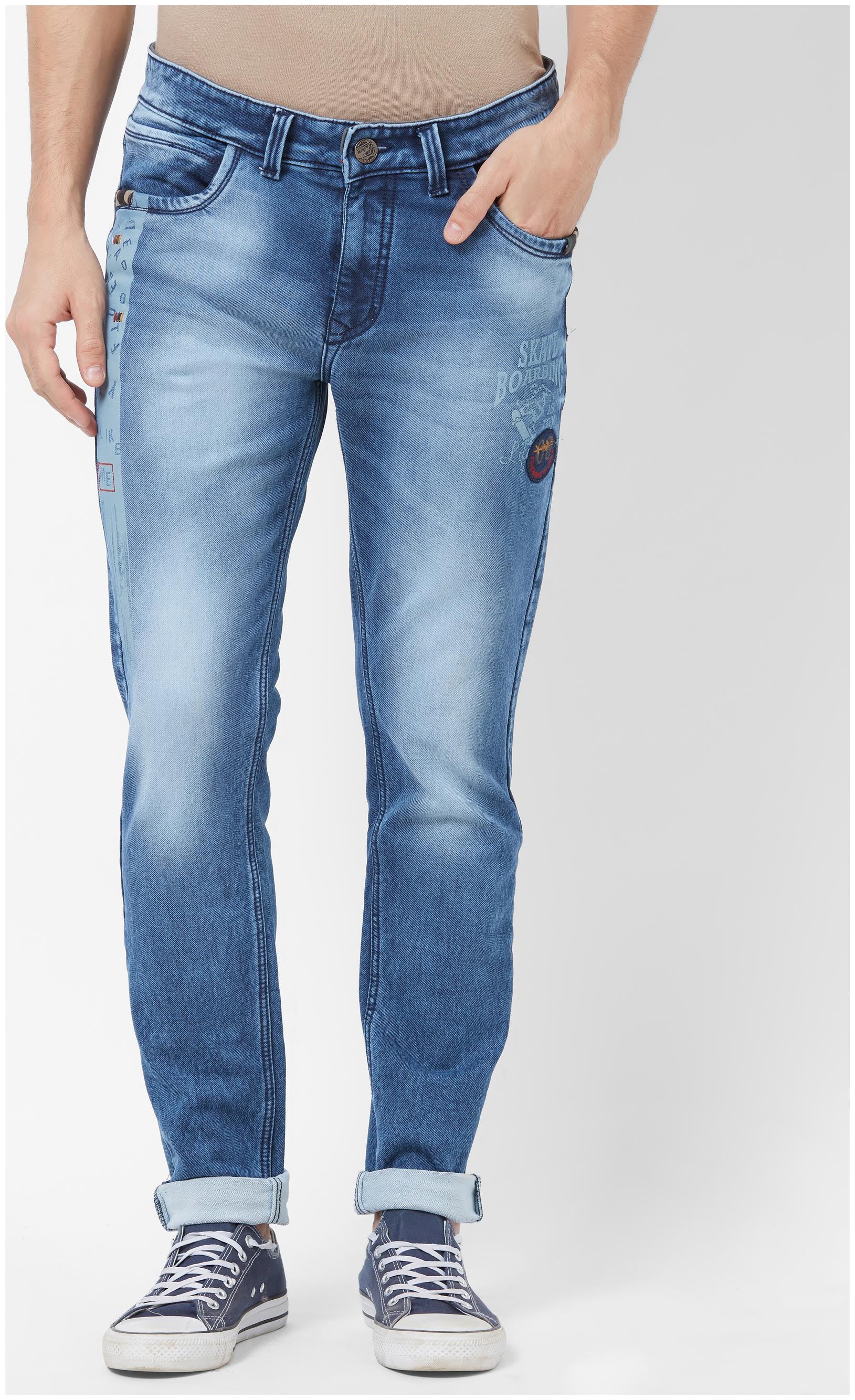 

ROAD ROCKERS Men Blue Skinny Fit Jeans