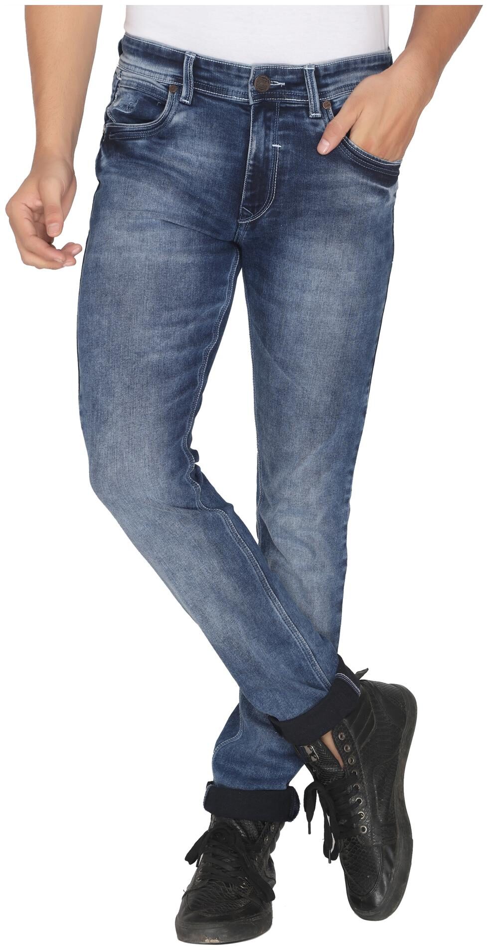 

ROAD ROCKERS Men Blue Skinny Fit Jeans