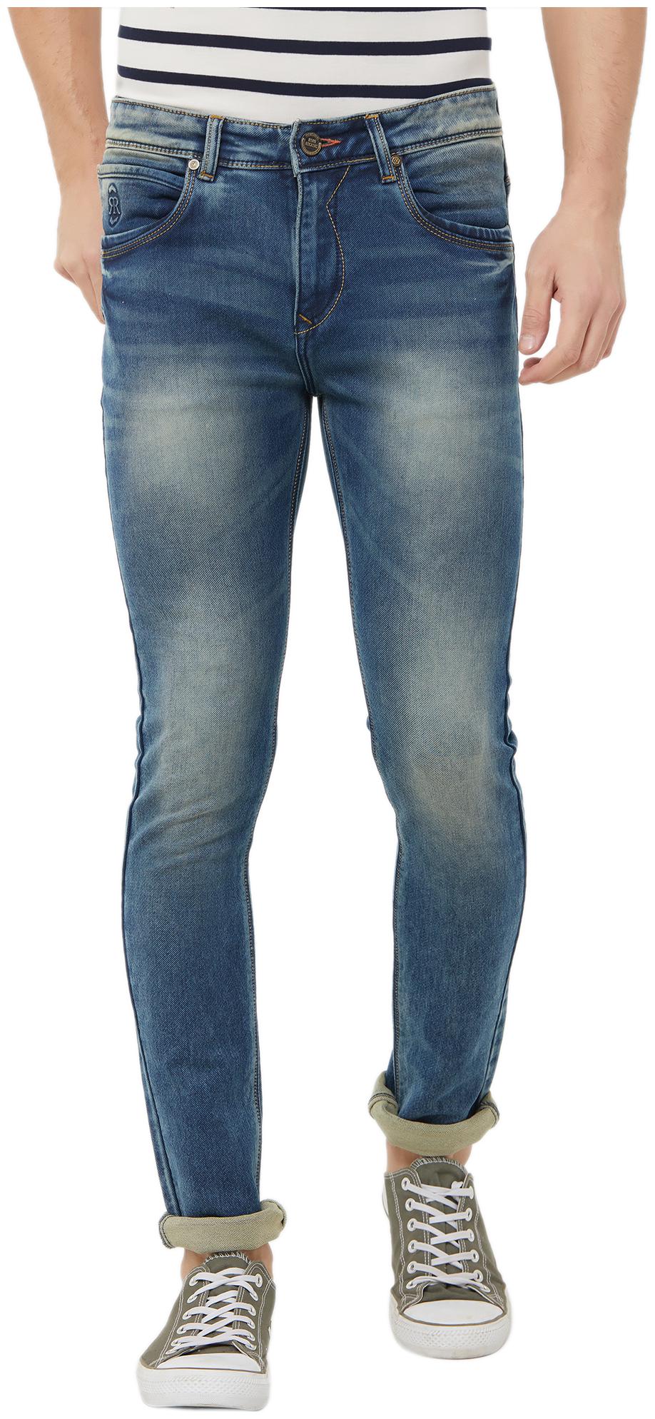

ROAD ROCKERS Men Blue Regular Fit Jeans
