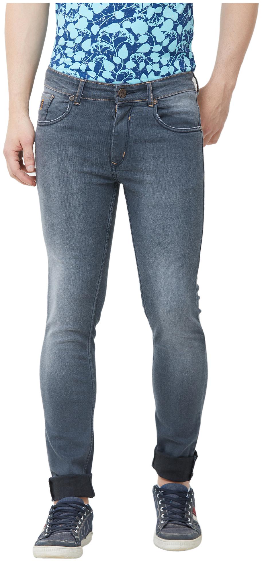 

ROAD ROCKERS Men Grey Regular Fit Jeans