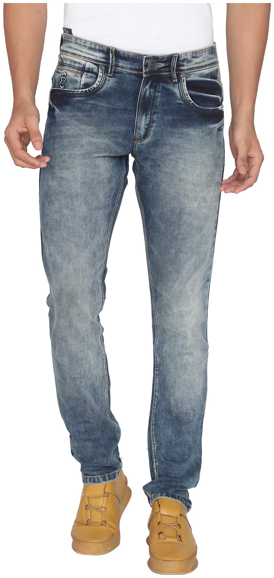 

ROAD ROCKERS Men Blue Skinny Fit Jeans