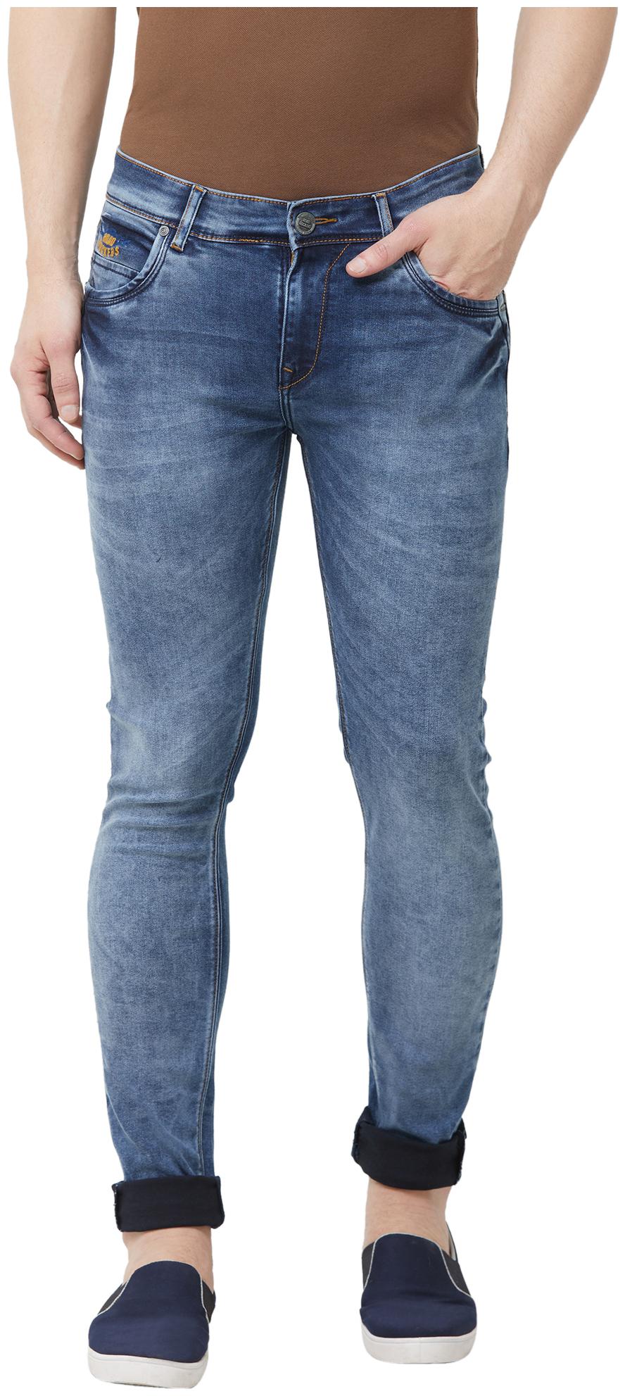 

ROAD ROCKERS Men Blue Regular Fit Jeans