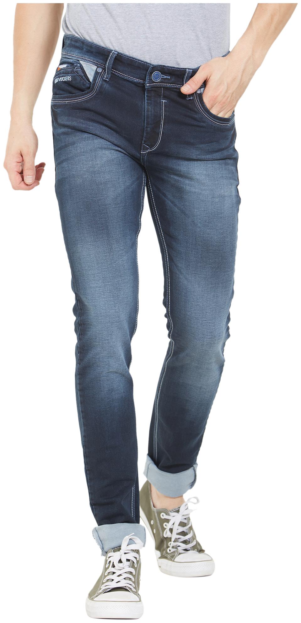 

ROAD ROCKERS Men Blue Skinny Fit Jeans