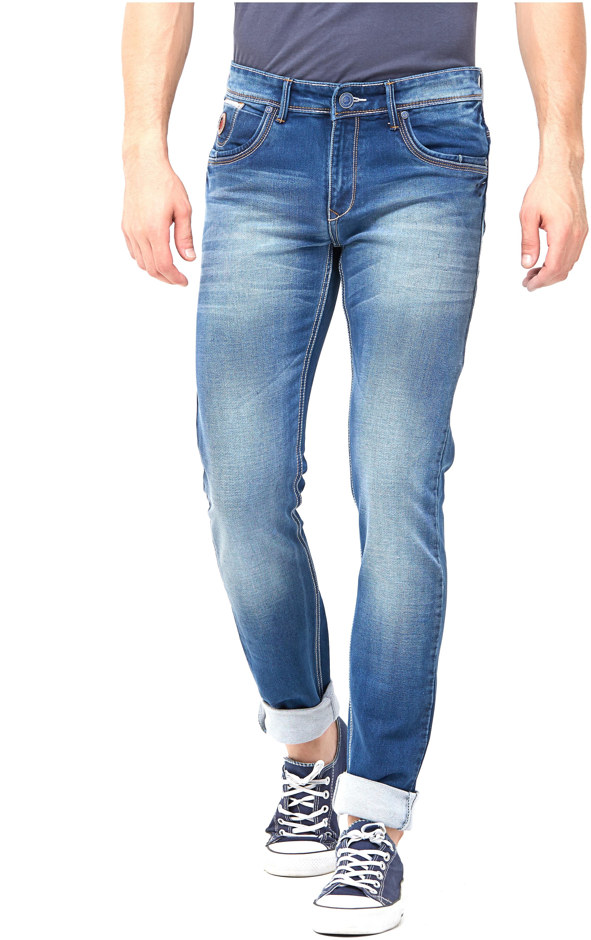 

ROAD ROCKERS Men Blue Skinny Fit Jeans