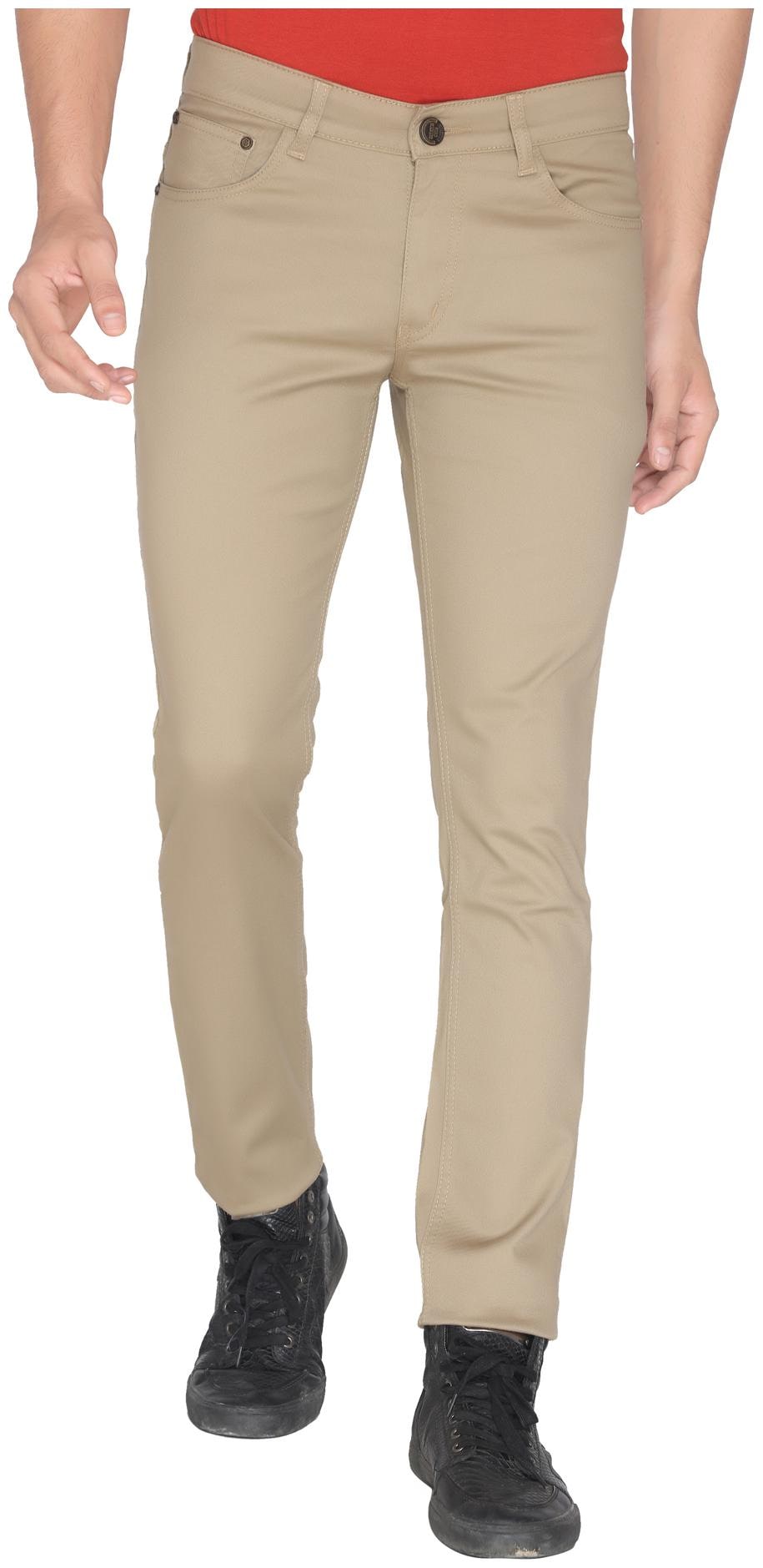 

ROAD ROCKERS Men Beige Skinny Fit Jeans