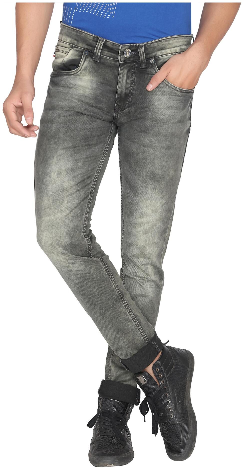 

ROAD ROCKERS Men Black Skinny Fit Jeans