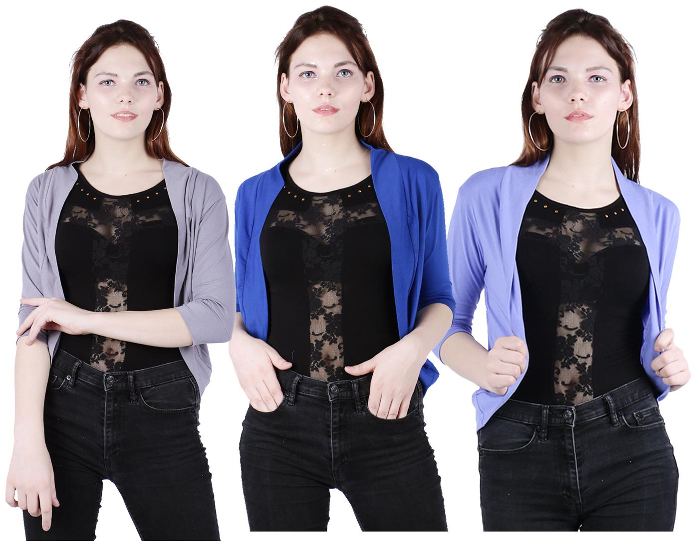 

Robinbosky Women Shrug - Blue Grey