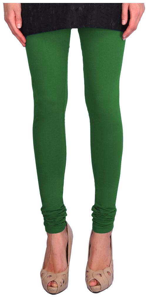 

Robinbosky premium Cotton stretchable Churidar Leggings - Green