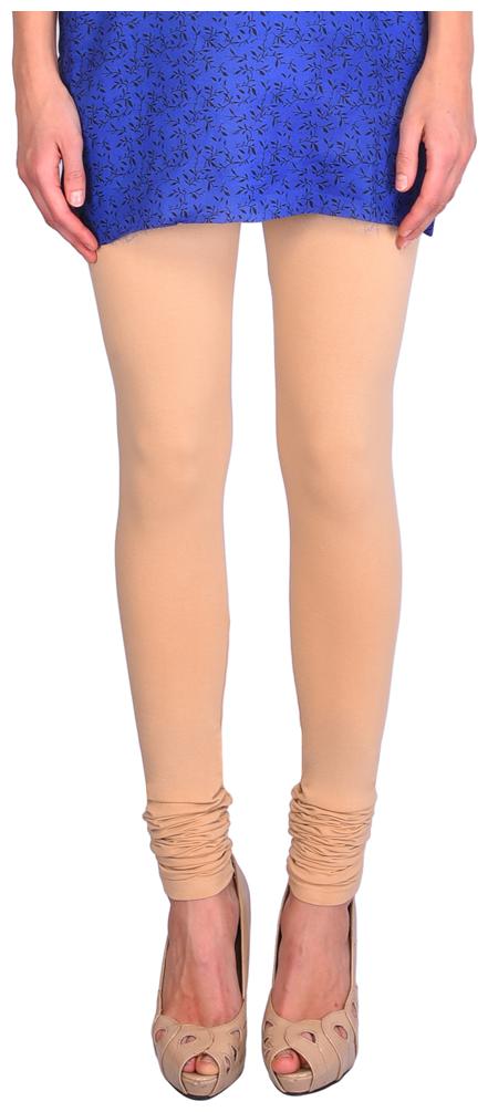 

Robinbosky premium Cotton stretchable Churidar Leggings - Beige