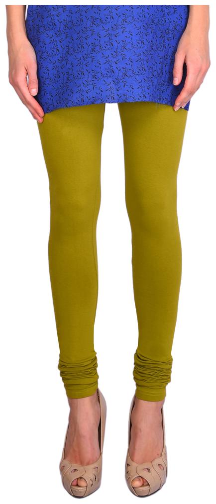 

Robinbosky premium Cotton stretchable Churidar Leggings - Green
