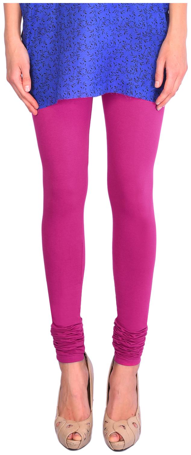 

Robinbosky premium Cotton stretchable Churidar Leggings - Pink