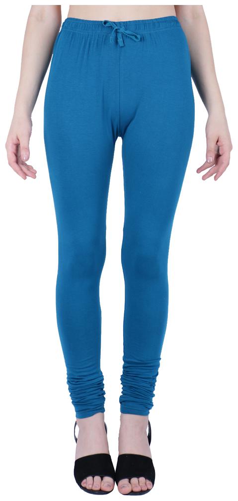 

Robinbosky premium Cotton stretchable Churidar Leggings - Blue