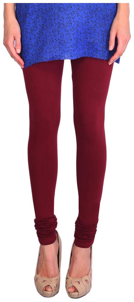 

Robinbosky premium Cotton stretchable Churidar Leggings - Maroon