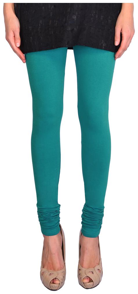 

Robinbosky premium Cotton stretchable Churidar Leggings - Green